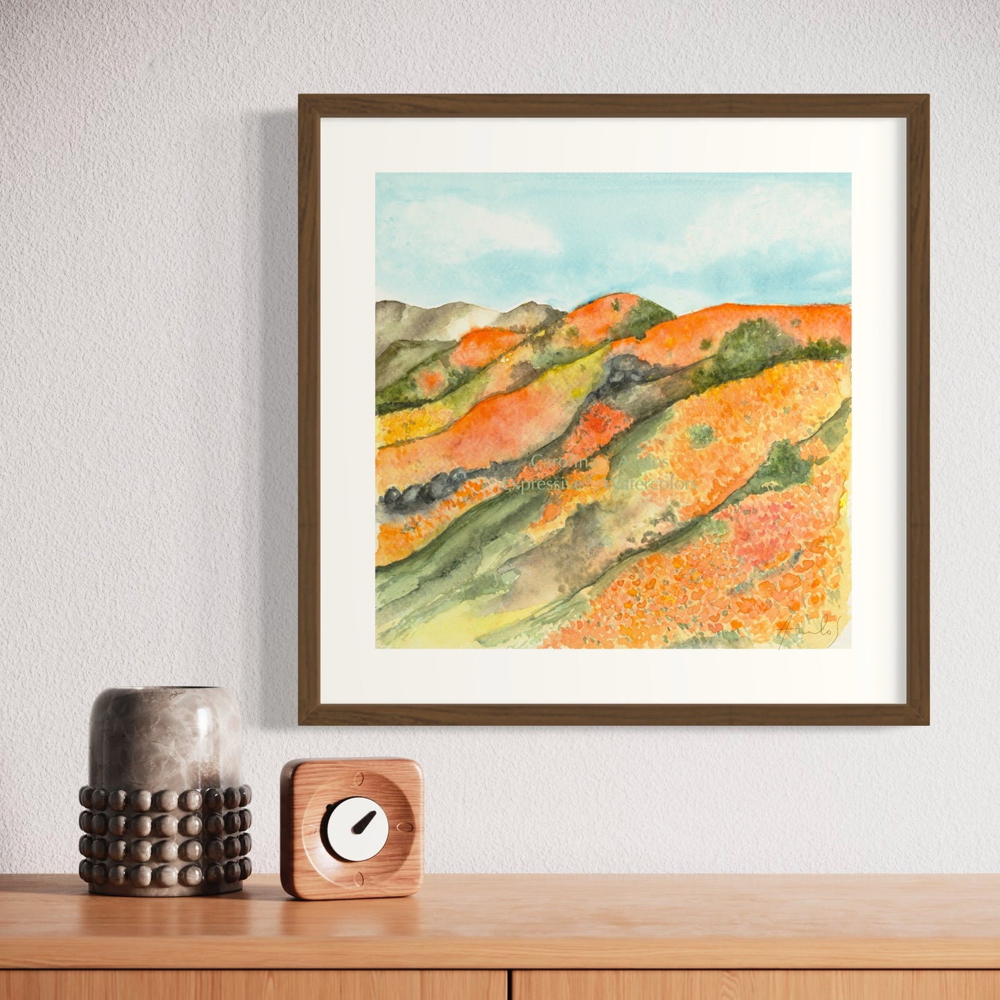 Antelope Valley super bloom - Giclee Print